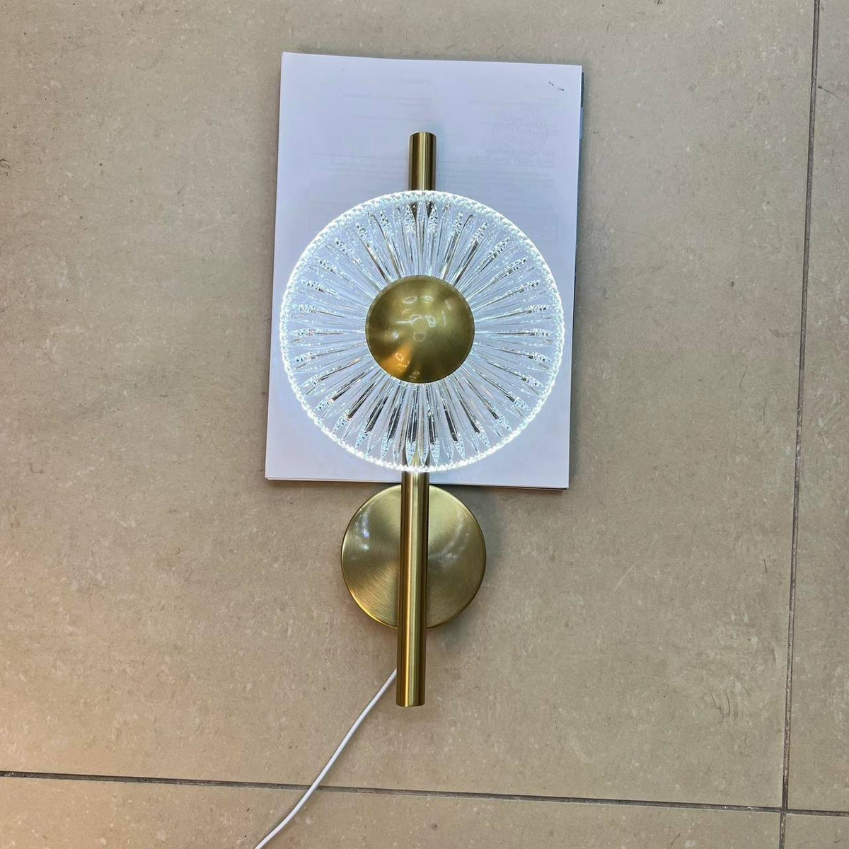 Настінний світильник золотий H-40 cm Led 3000-6000K Gold Sunflower 251122-100006604