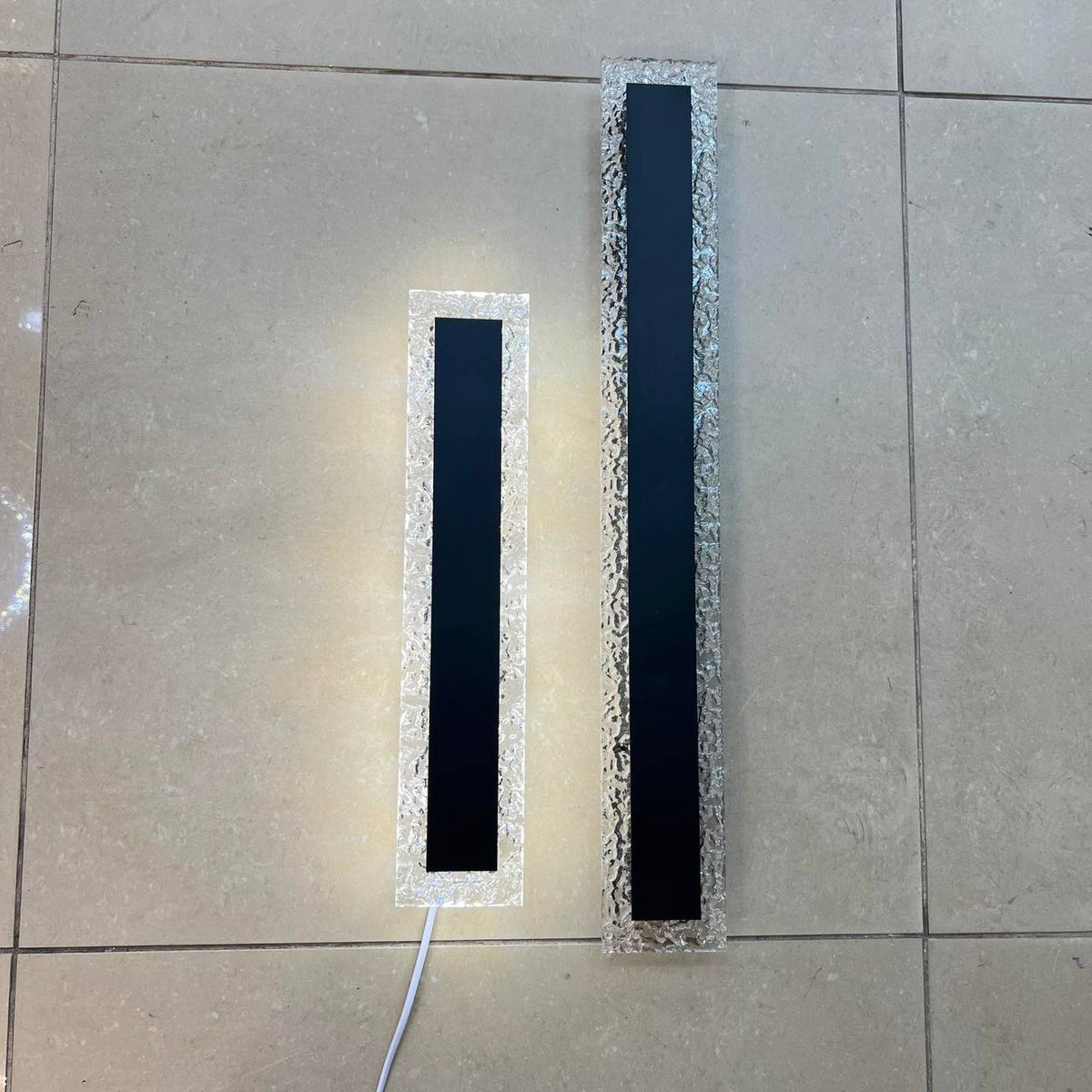 Настінні світильники чорні L-40 cm / L-60 cm Led 3000K-6000K Black Longi Ice 251122-100006615