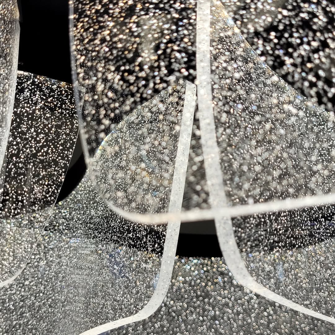 Стельові люстри чорні D-40 cm / D-50 cm Led 3000K-6000K Black Silk Jellyfish 251235-100006808