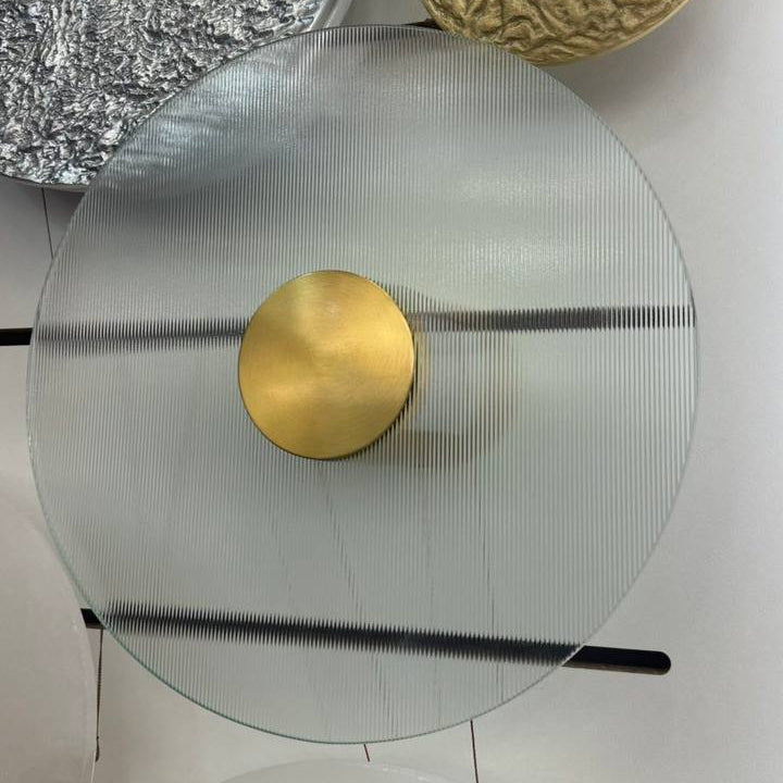 Настінне бра золоте круглий D-30 cm Led 10W Gold Agapi Plate 251017-100006245