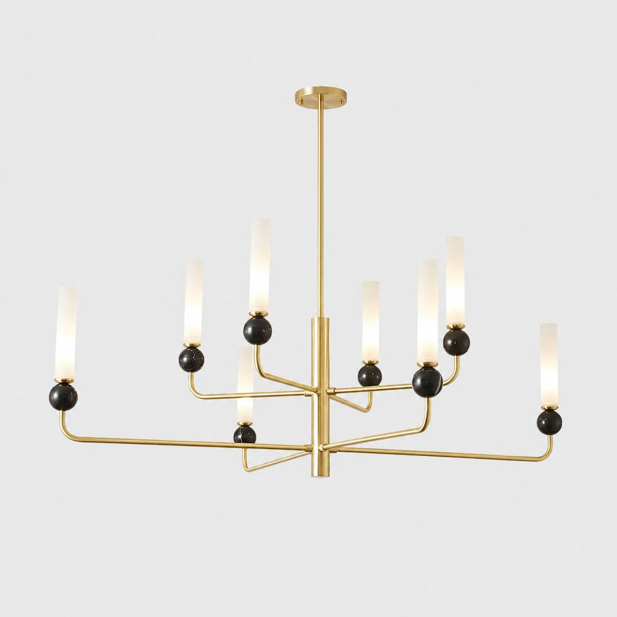 Люстри золоті з чорним D-98 cm / D-120 cm G9 Gold+Black Spider 260758-100008365