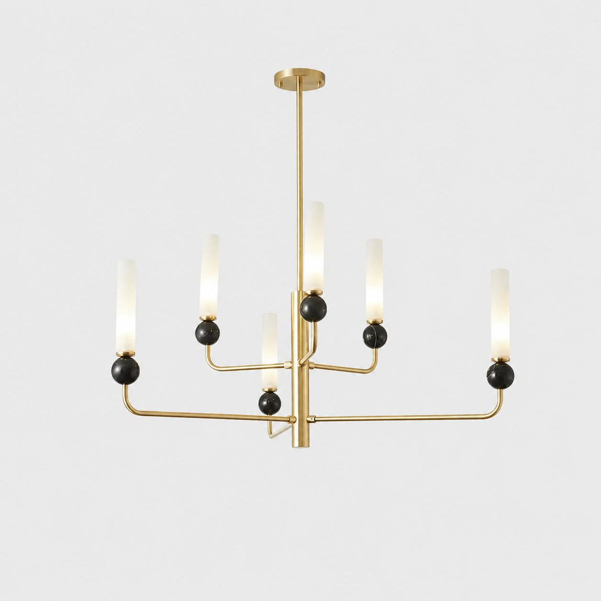 Люстри золоті з чорним D-98 cm / D-120 cm G9 Gold+Black Spider 260758-100008365
