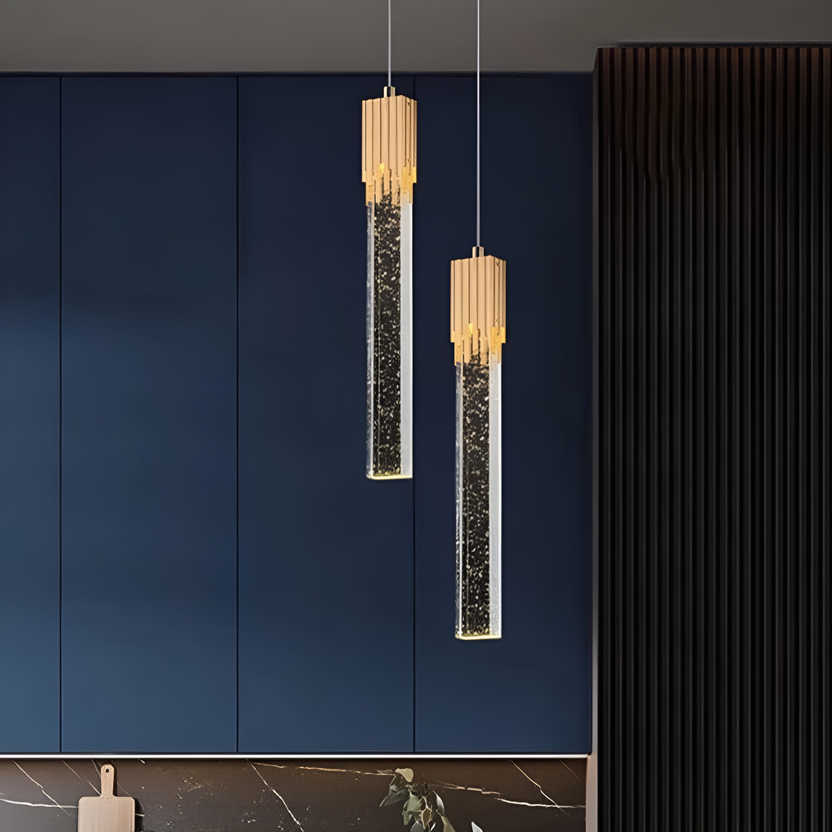 Підвіс золотий 4100К H - 36 cm Led 5W Gold Prisma bubble 220819-100000986