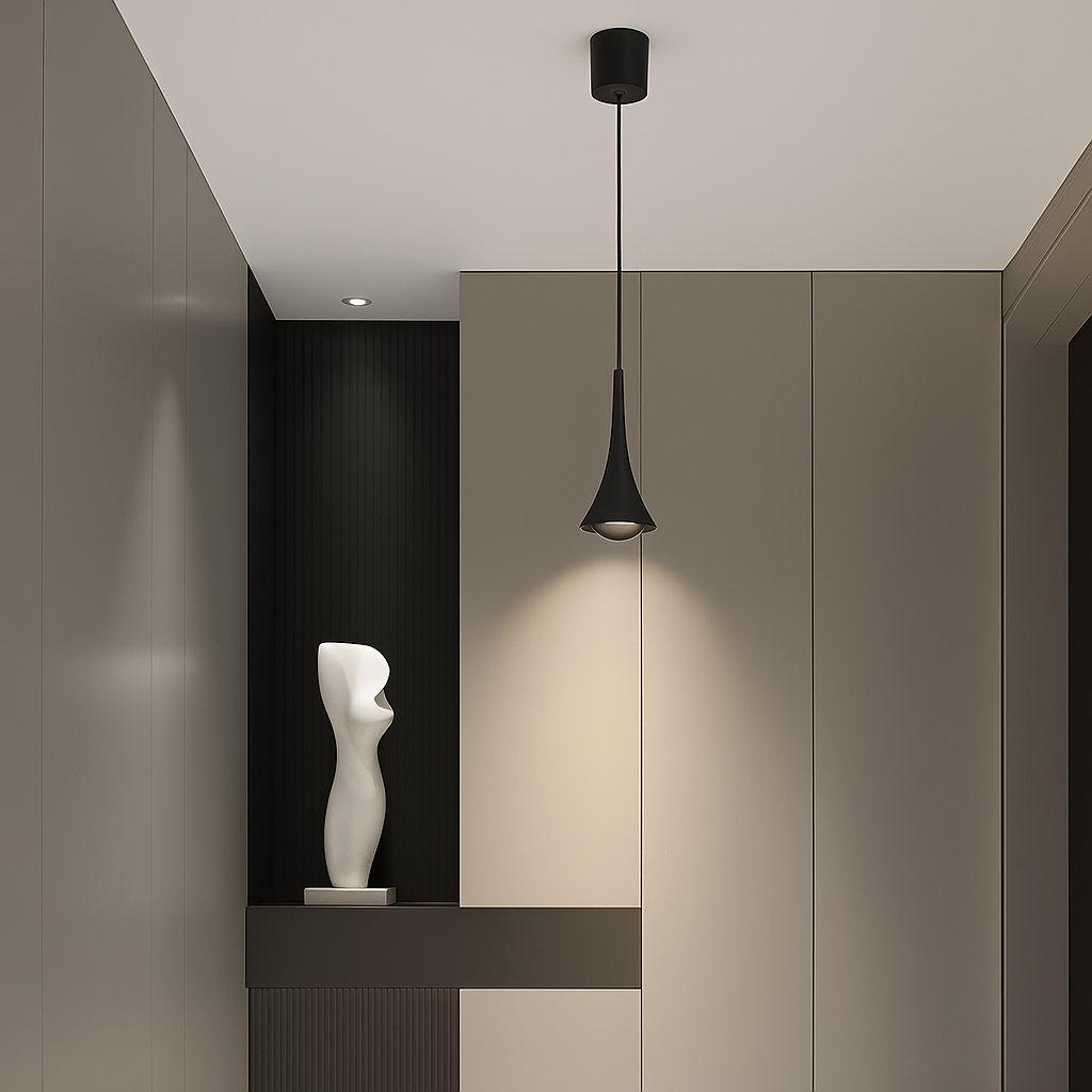 Світильник підвісний чорний Лед 7W Led 4000K Black Meow 240936-100003632