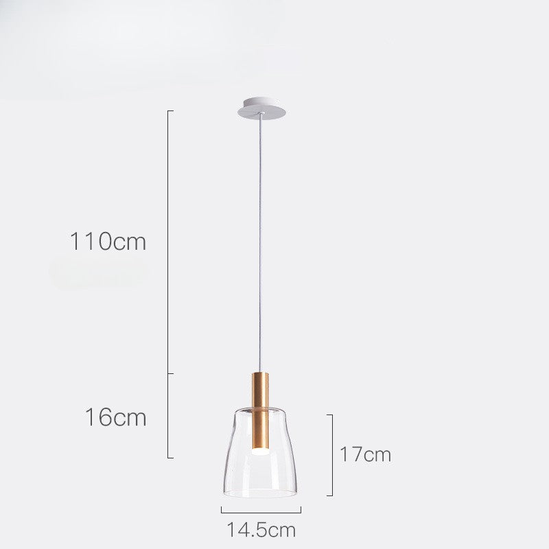 Підвісний світильник Gold amber D-14,5 cm 1xG9 250322-100004257