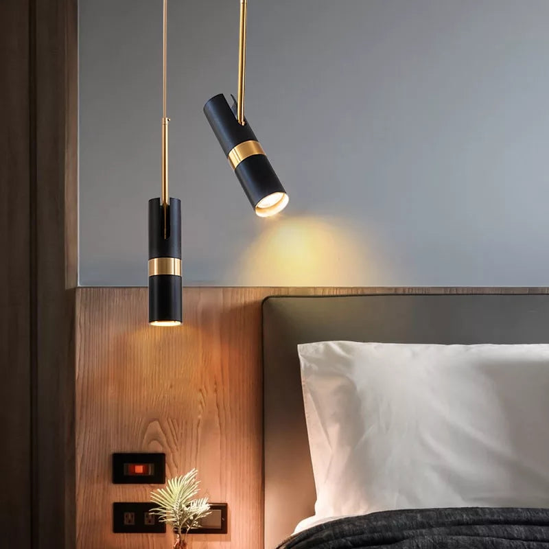 Підвісний світильник чорний з золотом Spoon Meddy Black+Gold 210819-100000182