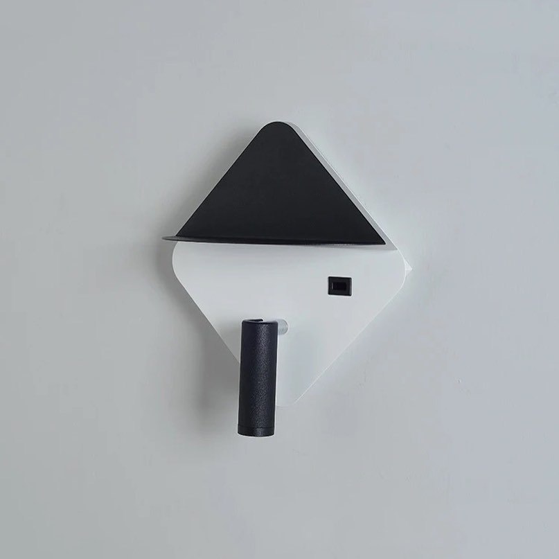 Настінний світильник Shelf lamp Led 10W USB Black White 230249-100001413