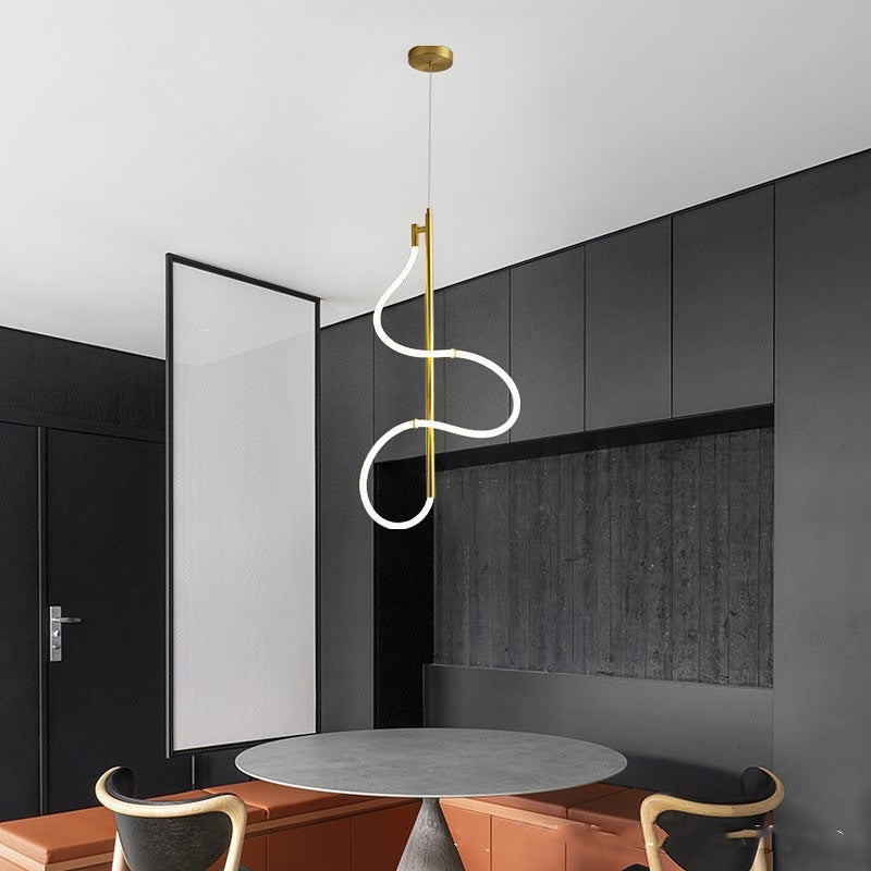 Підвісні світильники Rope Led 10W 4000K Gold / Black 230319-100001466