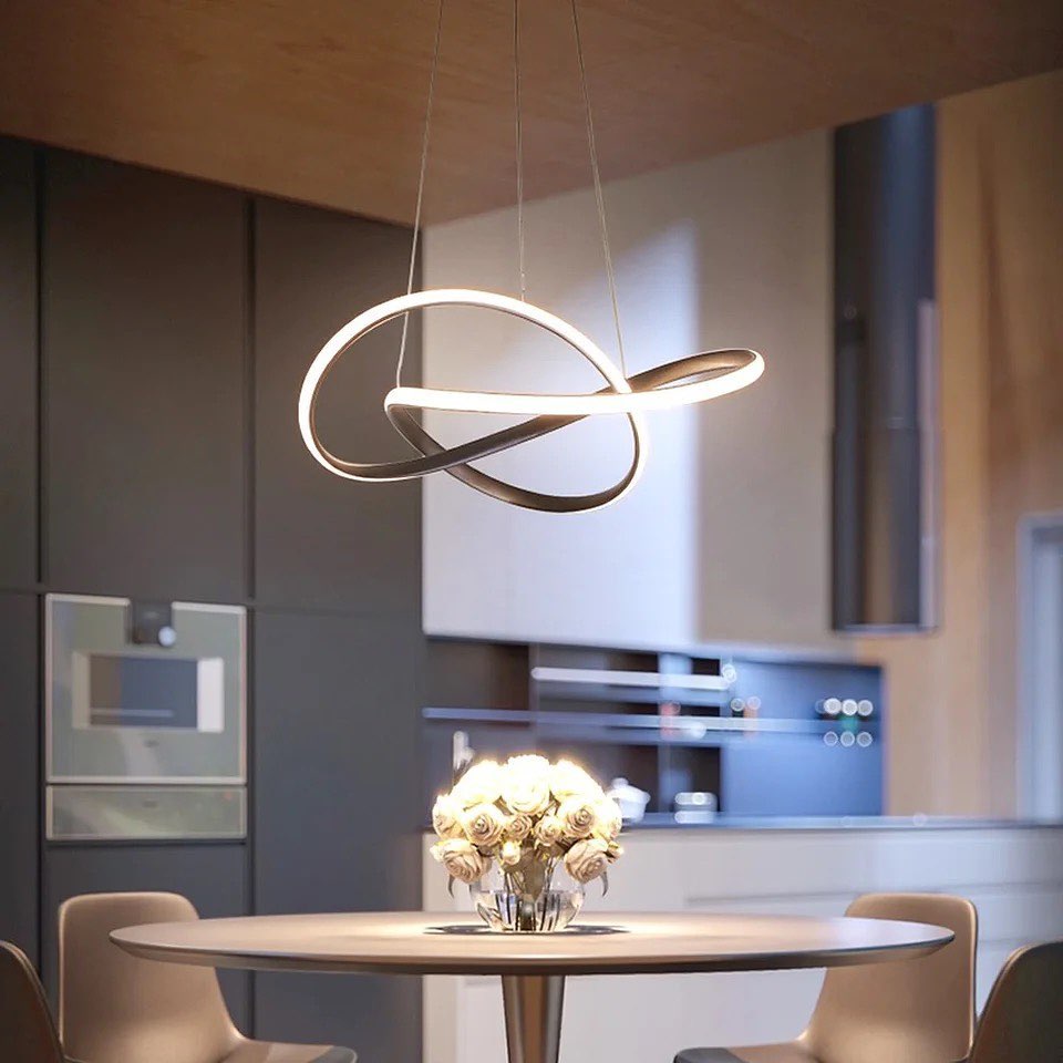 Підвісні люстри Led Lamp D-500 P50W Black / White Knot 230261-100001422