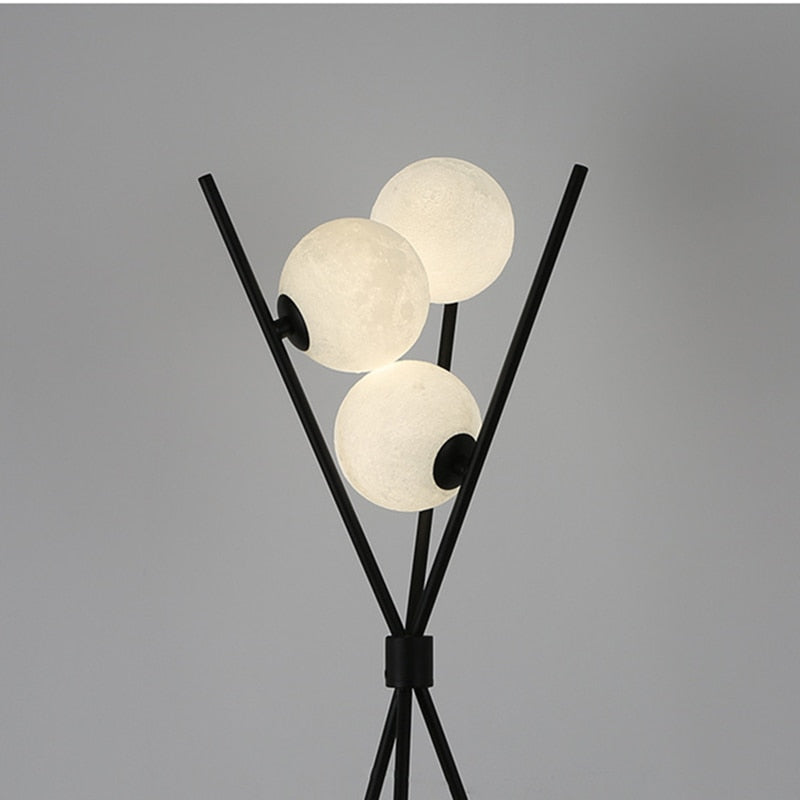 Торшер Balls Black White H-165 cm Strong Bowls 220927-100001023