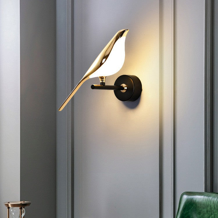 Настінний світильник L-30 cm Led 12W 4000К Gloss Gold Bird 220835-100000994