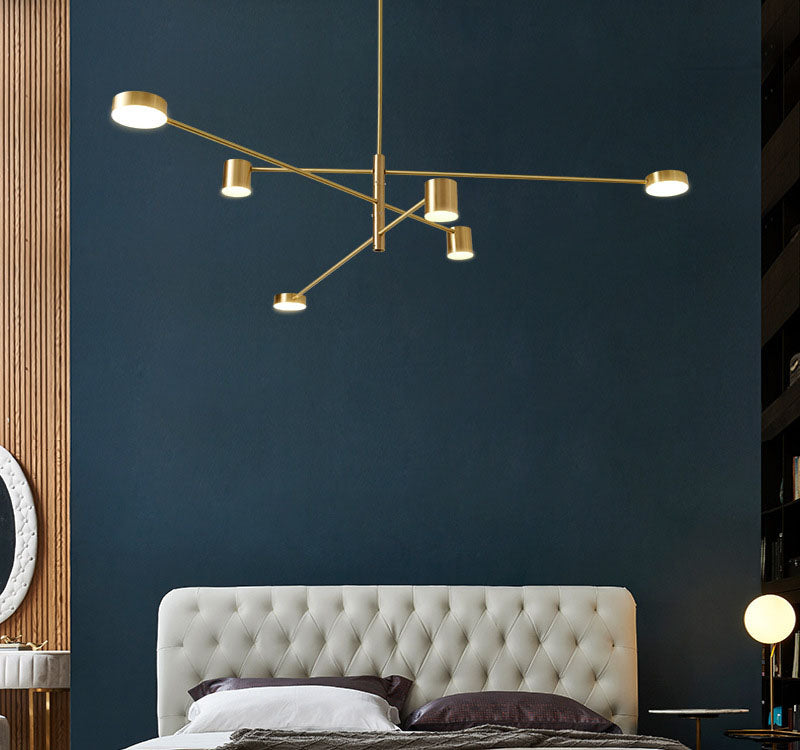 Люстра Золотий Супутник 6 Lamps 210817-100000265