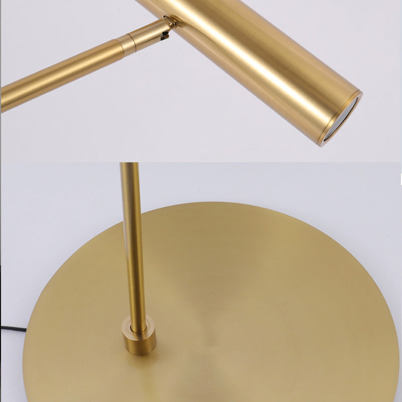 Торшер Tube simple D-160 cm Led 15W Gold 210817-100000266