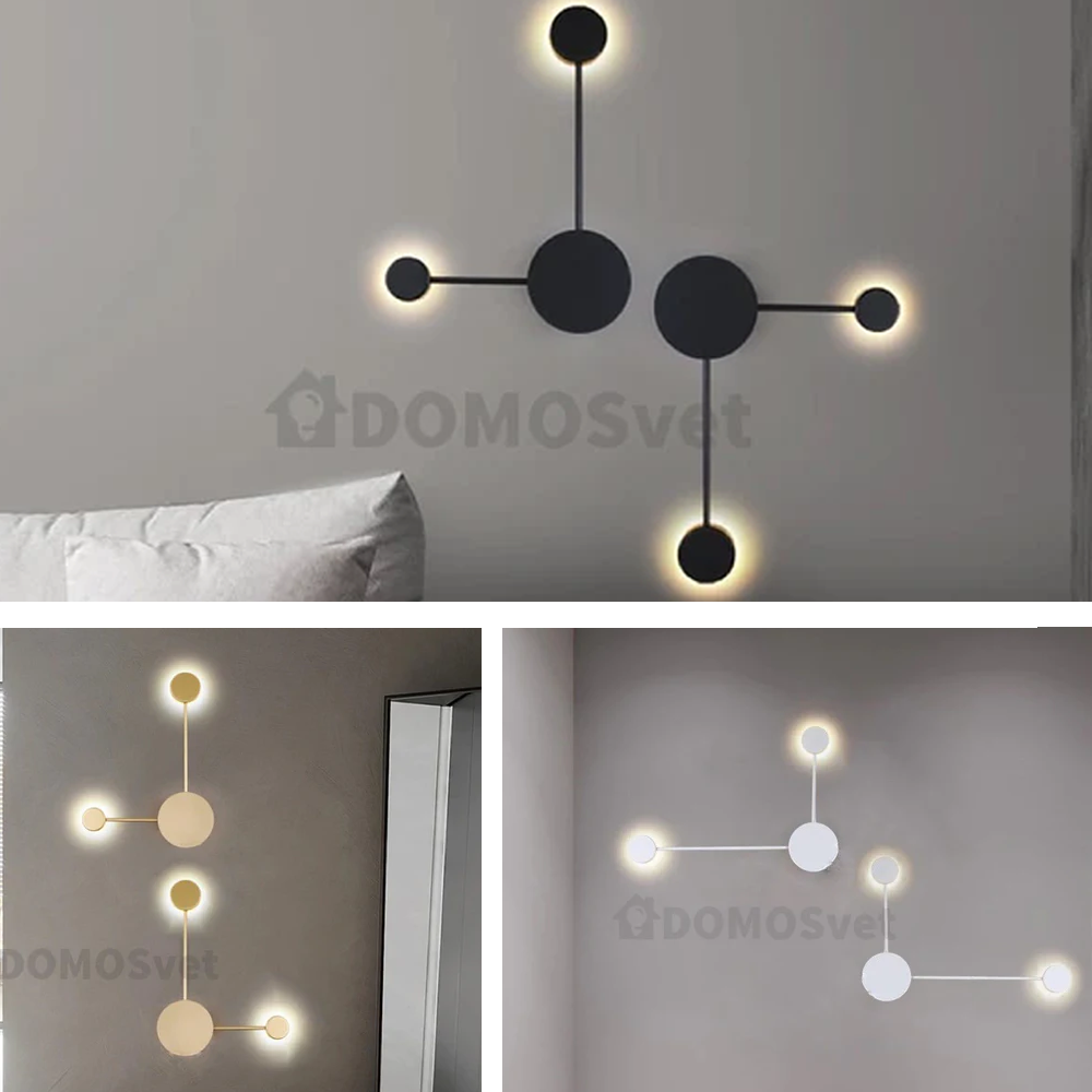 Бра Molecular VETUR White / Black / Gold 210718-100000061