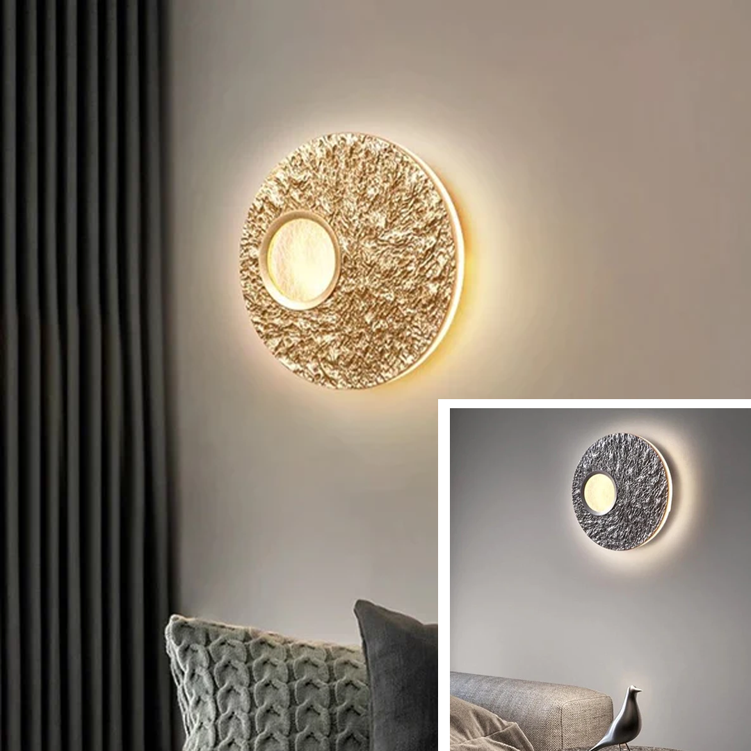 Настінні бра золотий / срібний D-29 cm Led 15W Gold / Silver Glamor 230117-100001296