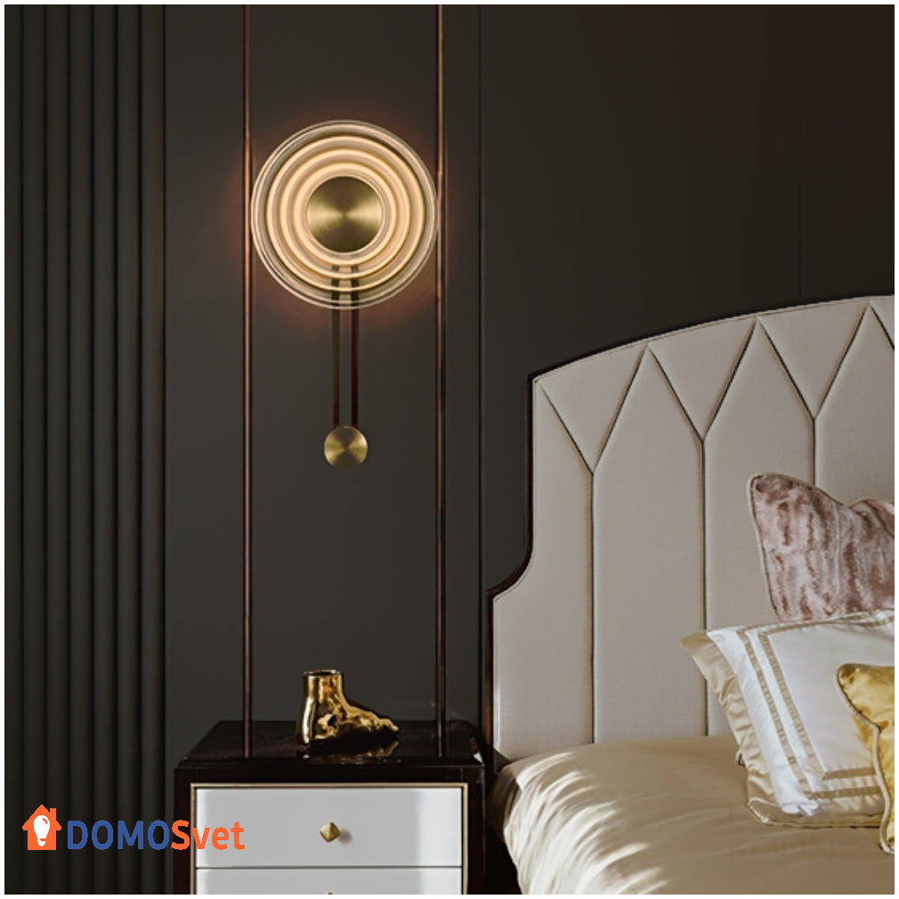 Бра Led Orbit Gold Domosvet Design 21053-35562