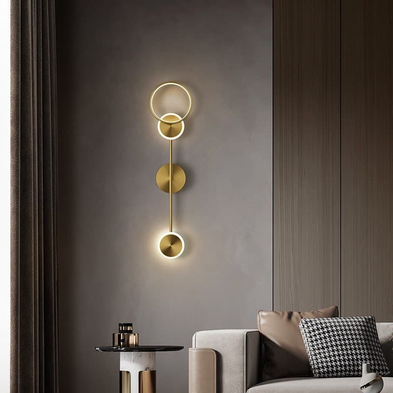Бра золотий H-50-60 cm Led 15W 3000K-6000K Gold Jupiter Sign 220119-100000603