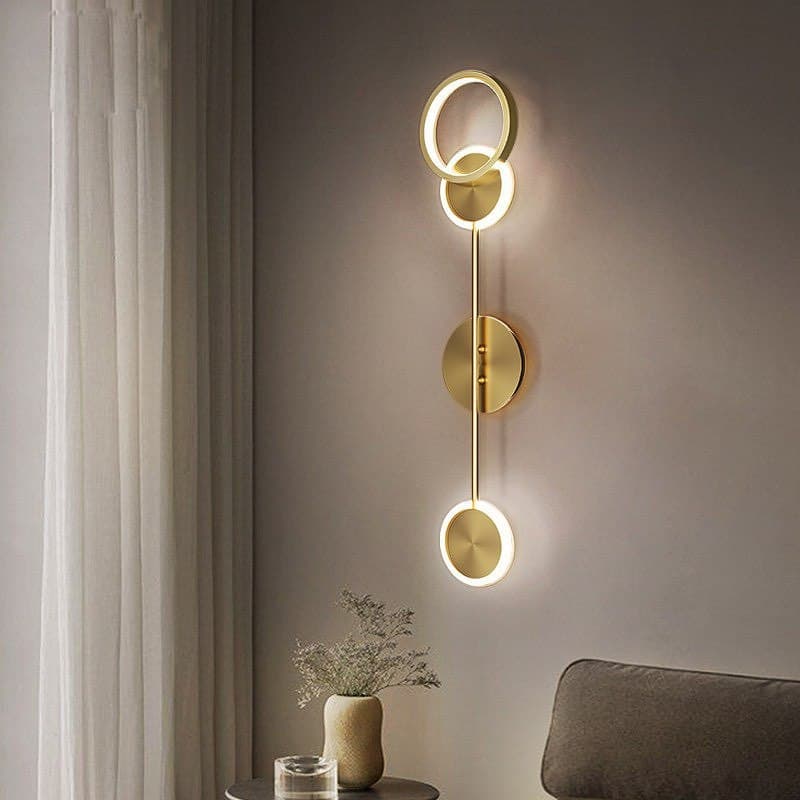 Бра золотий H-50-60 cm Led 15W 3000K-6000K Gold Jupiter Sign 220119-100000603