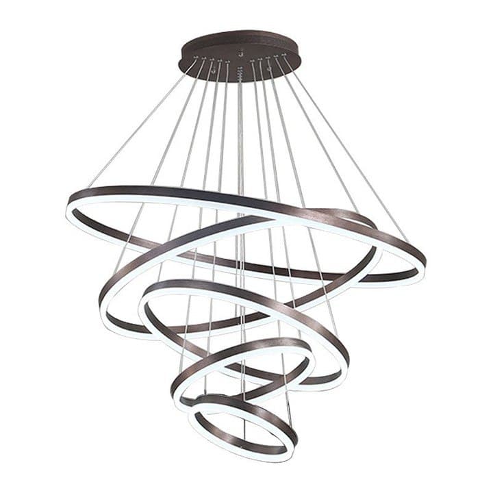 Люстра підвісна на 5 кілець Led 120W Rings (5 варіантів кольорів) 220119-100000627