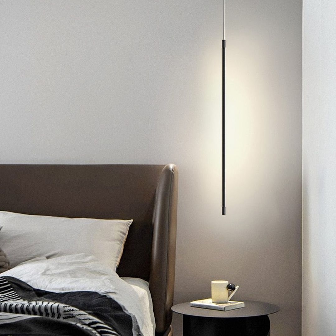 Підвісний світильник чорний H-80 cm / 100 cm 3000K Led 20W Black Line 220722-100000912