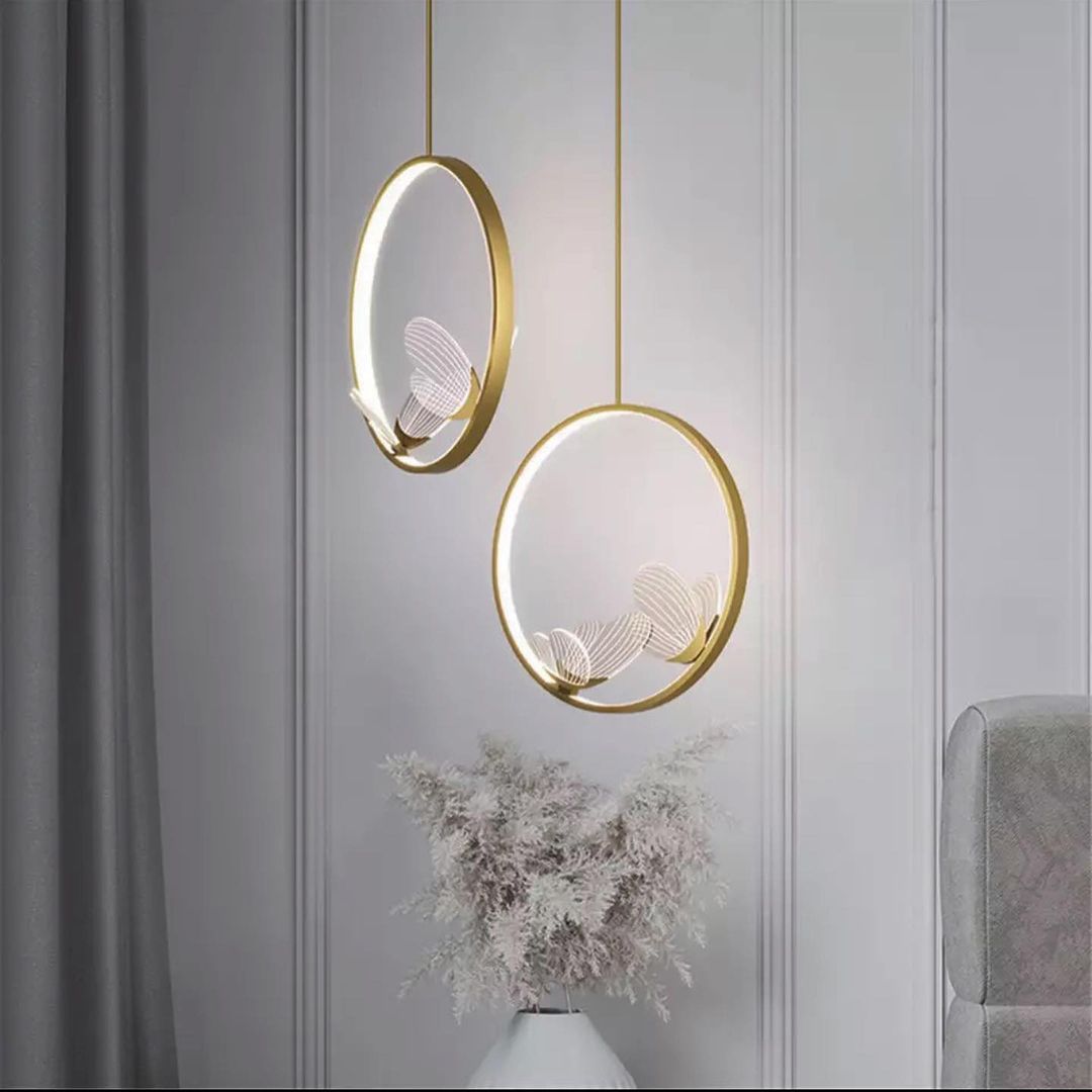Підвіс 4000К Ring Double Butterfly Gold / Black 220918-100001060