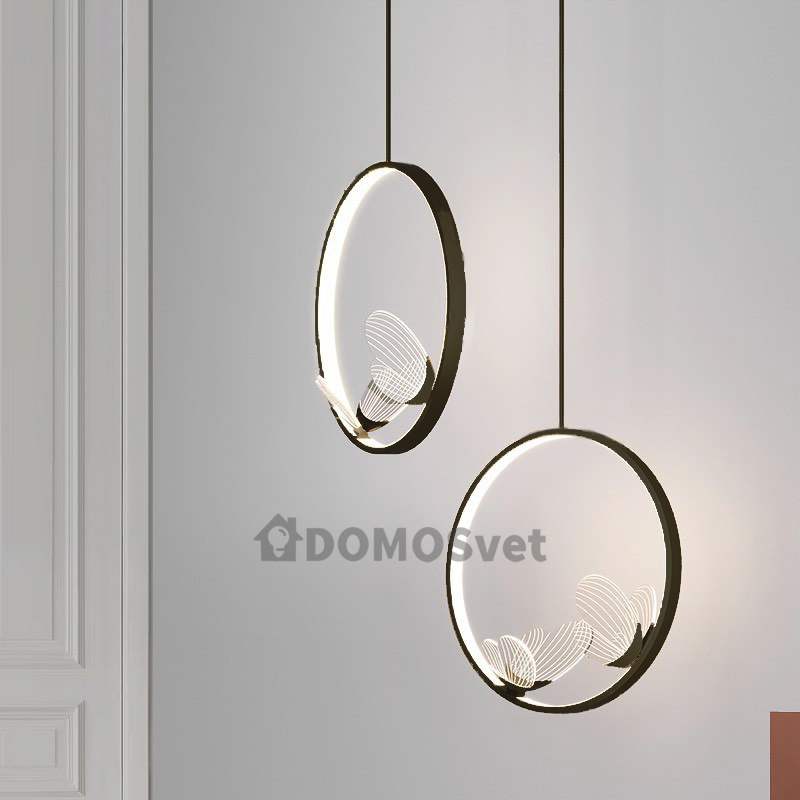 Підвіс 4000К Ring Double Butterfly Gold / Black 220918-100001060