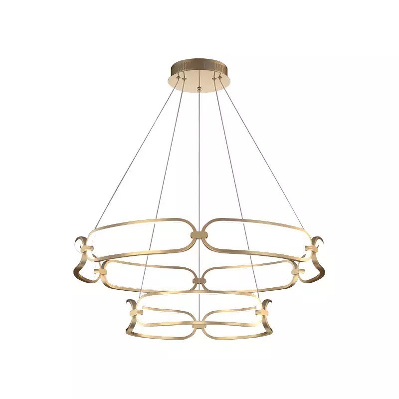Люстра Gold Double Rings 220518-100000785