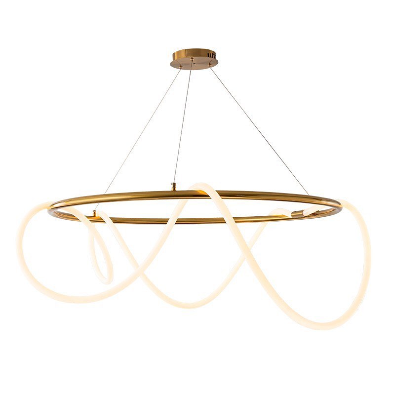 Люстра Rope 4000K D-60 см / D-80 см / D-100 см Gold 230219-100001382