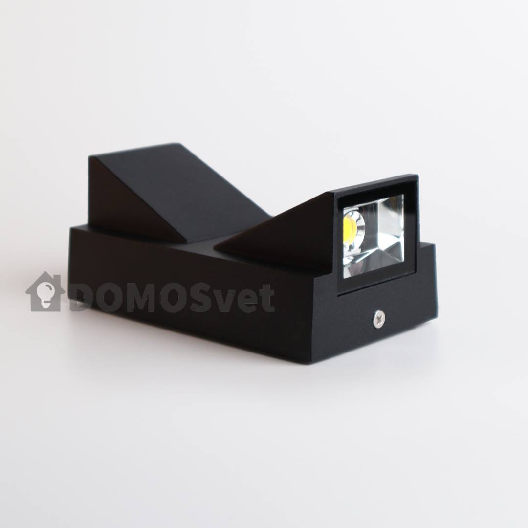 Настінний чорний вуличний світильник H-14,5 cm Led 6W 3000К Black Evelina 230319-100001428