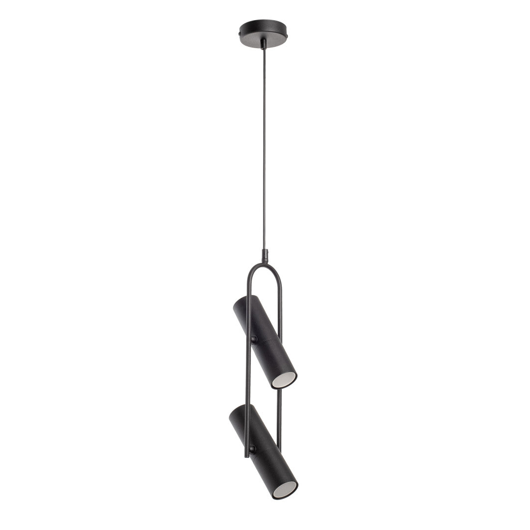 Підвісний світильник чорний H-140 cm GU10 Black SpoteTube 260263-100007462