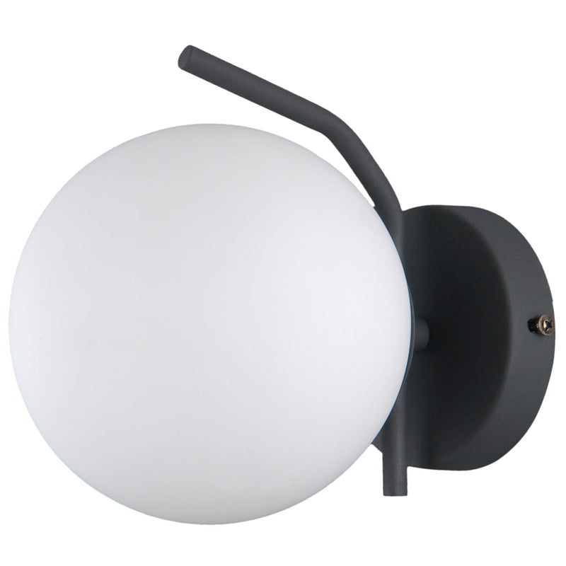 Настінний світильник Carimo White Bollo L-22cm G9 Black 250577-100004903