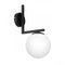 Настінний світильник Daga Black Bollo Н-36cm Е14 Black 250577-100004904