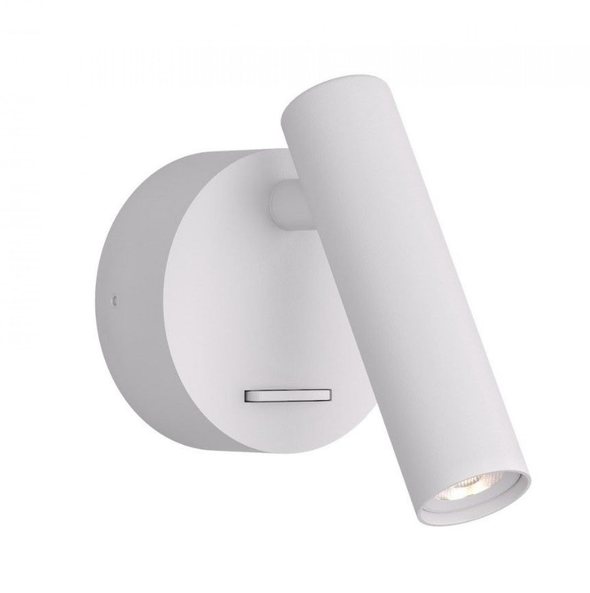 Настінний світильник білий з вимикачем D-7.7 cm Led 3W 3000K White Circle 260528-100007990
