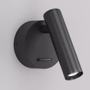 Настінний світильник чорний з вимикачем D-7.7 cm Led 3W 3000K Black Circle 260528-100007989