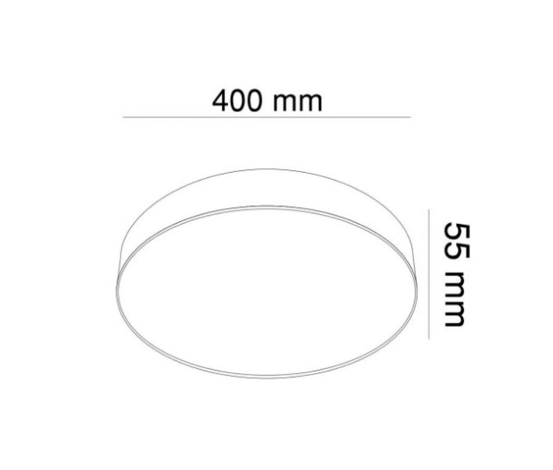 Стельова люстра Monza Circle White IP44 D-22 см / D-30 см / D-40 см / D-50 см 230928-100002520