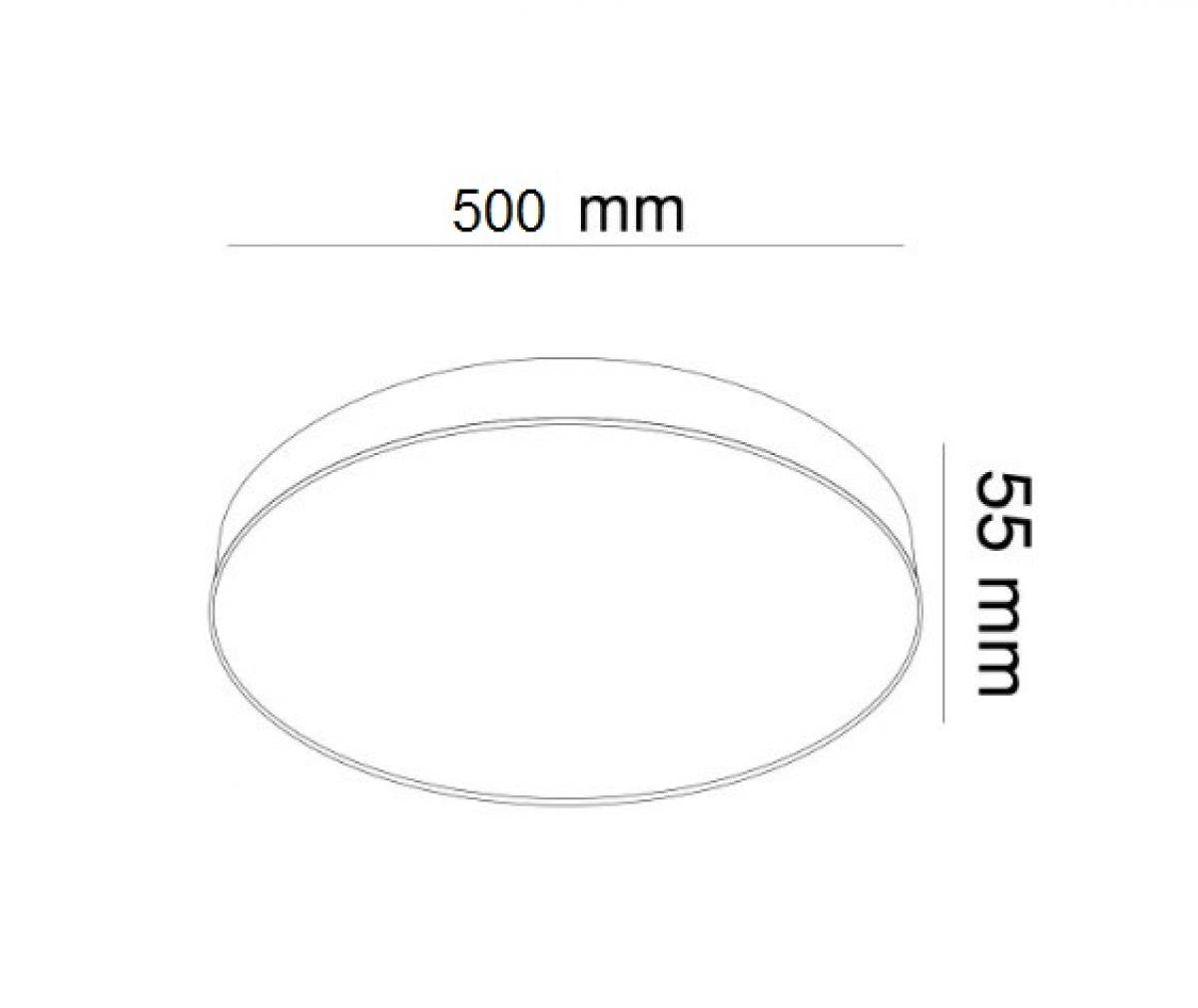Стельовий світильник Monza Circle White IP44 D-22 см / D-30 см / D-40 см / D-50 см 230928-100002520