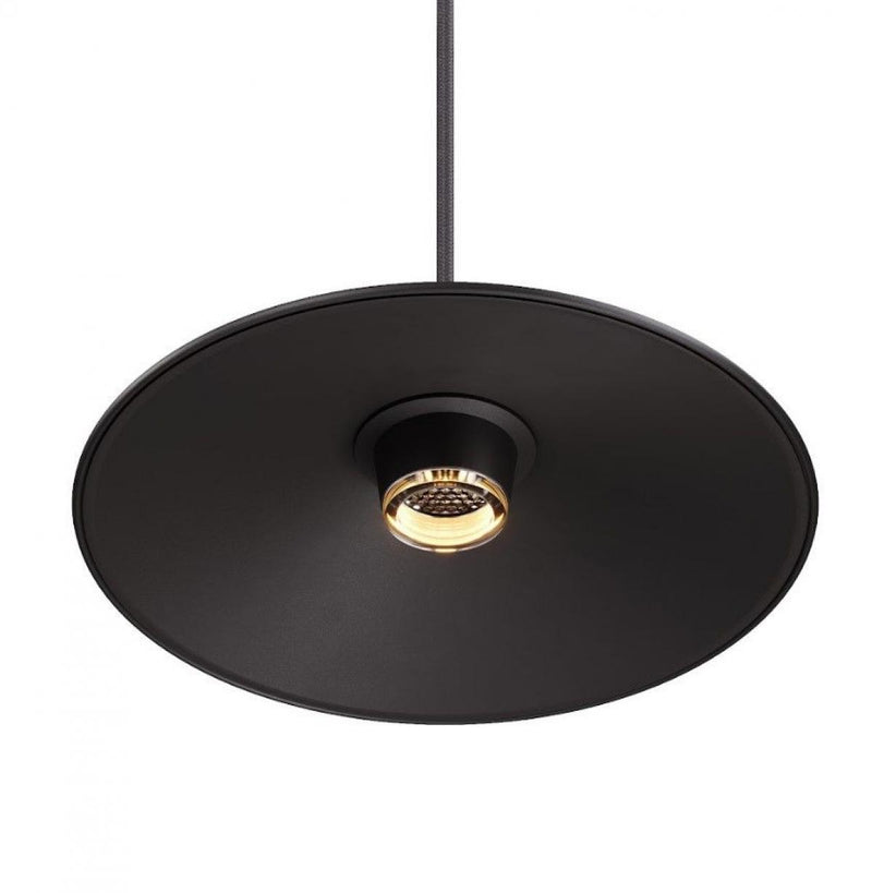 Підвісний світильник Plate 7W 3000K D-25cm Black 250528-100004787