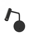 Настінний світильник чорний з вимикачем L-24 cm Led 3W 3000K Black Fiona 260528-100007987
