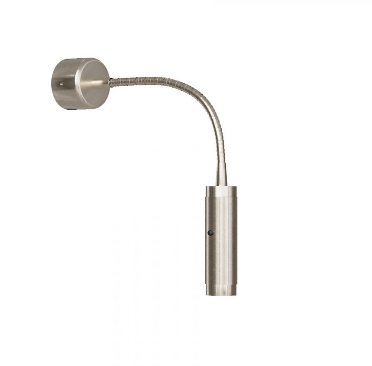 Настінний гнучкий світильник срібний з вимикачем L-33 cm Led 3W 3000K Chrome Snake 260528-100007991