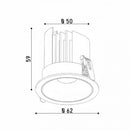 Точковий різний чорний світильник D-6.2 cm Led 7W 3000K-6000K Black Lamp 260328-100007667