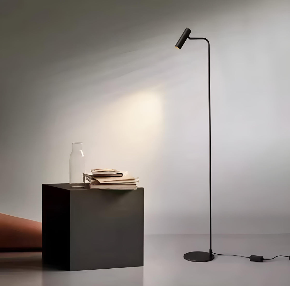 Торшер Tube Floor simple H-155 cm Led 15W Black 240822-100003583
