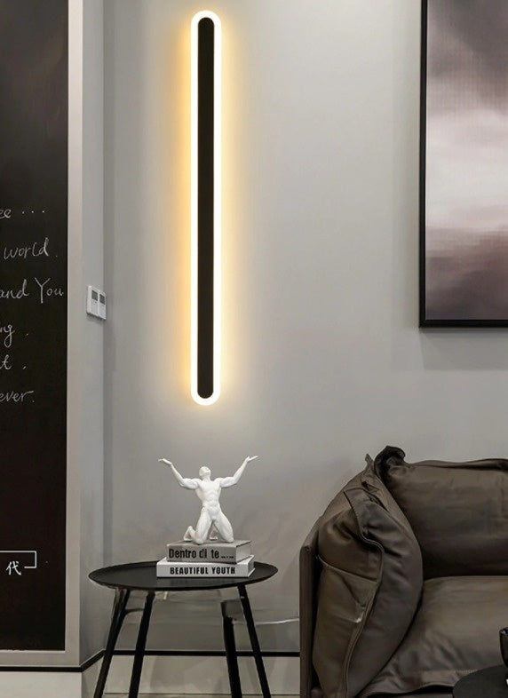 Бра лінійніе Long wall lamp Black D-60 / D-80 cm 240721-100003448