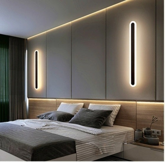 Бра лінійніе Long wall lamp Black D-60 / D-80 cm 240721-100003448