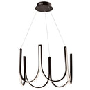 Підвісна люстра U-lamp D-70 cm / D-90 cm 3000К-6000К Black 240718-100003512