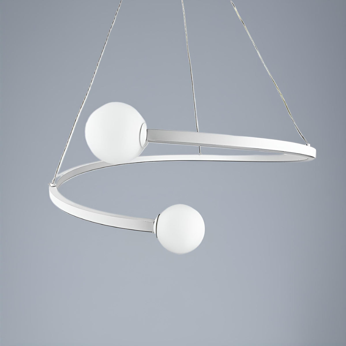 Підвісна люстра  Pearls Domiana White D50 см / D-60 cm 3000К-4500К-6000К 231218-100002914