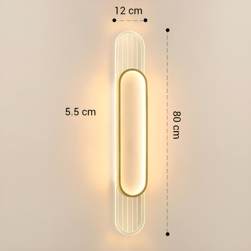 Настінний світильник Scrap L-80 cm Led 40W 3000K-6000К White 240818-100003610