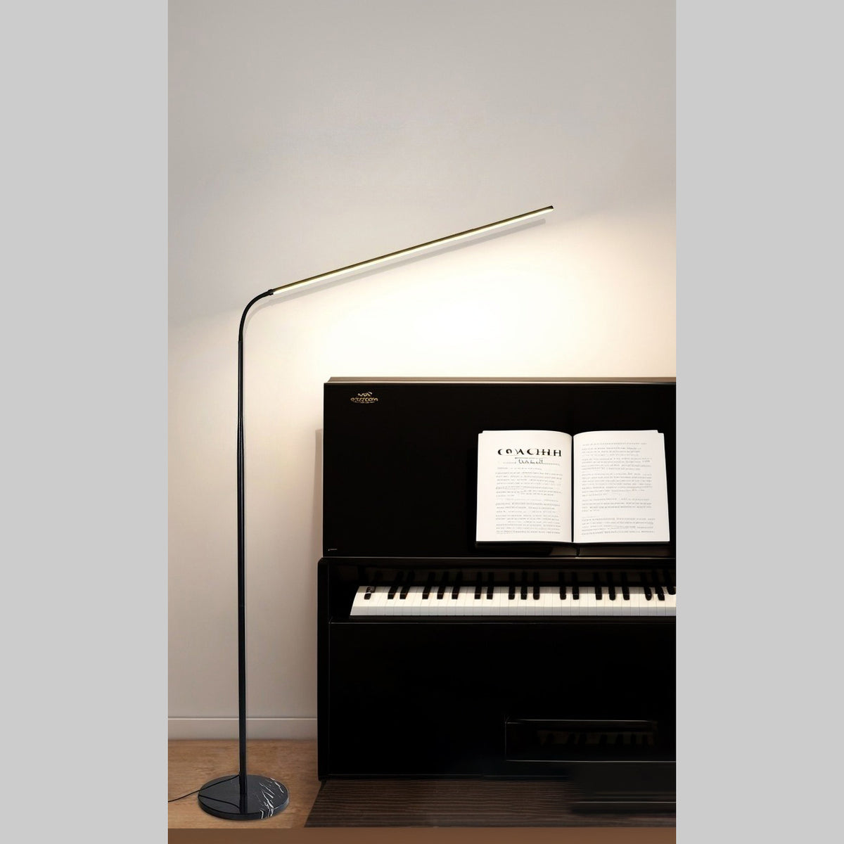 Торшер Slim line L-168 cm Led 20W Black 240822-100003623