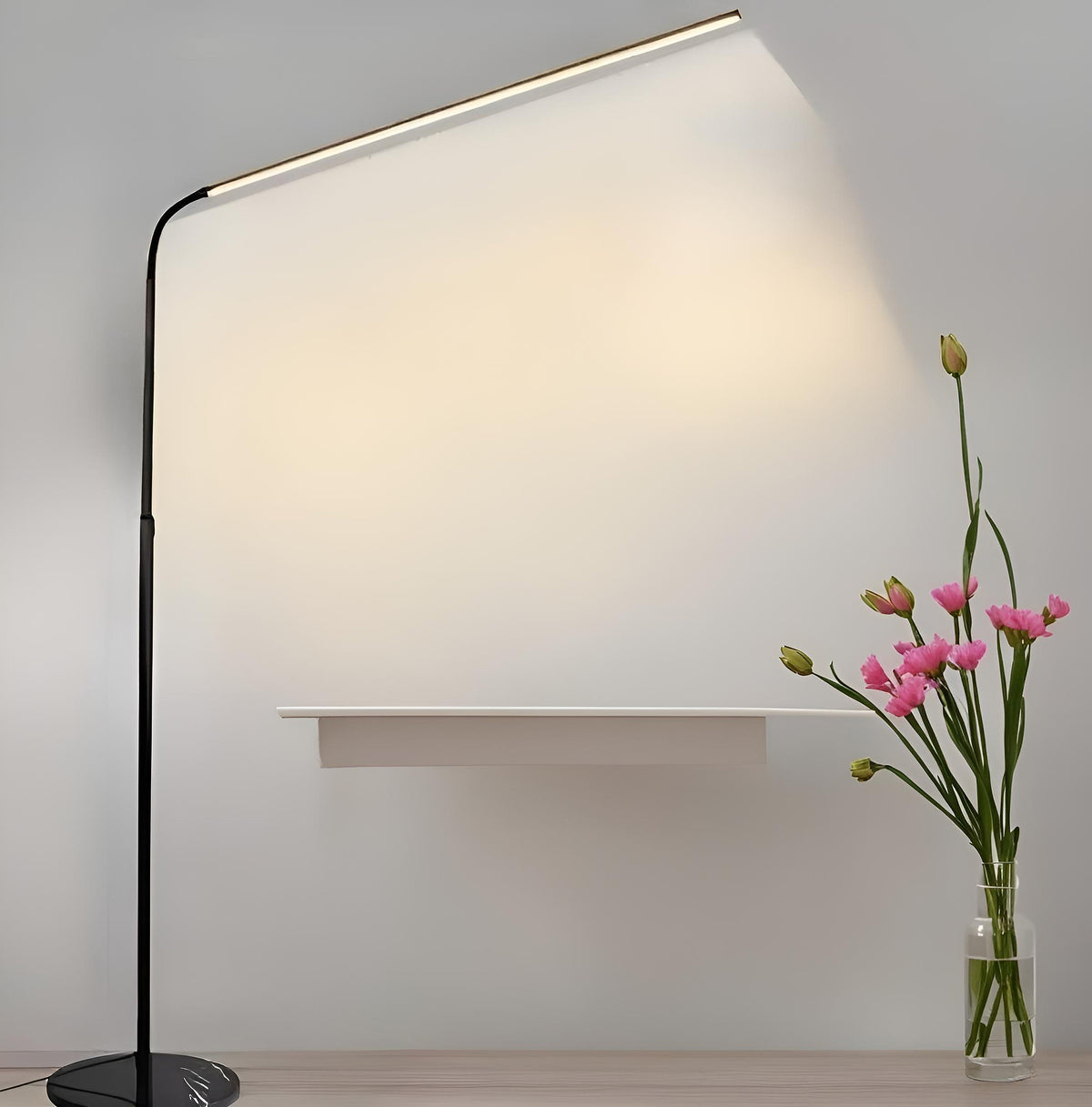 Торшер Slim line L-168 cm Led 20W Black 240822-100003623