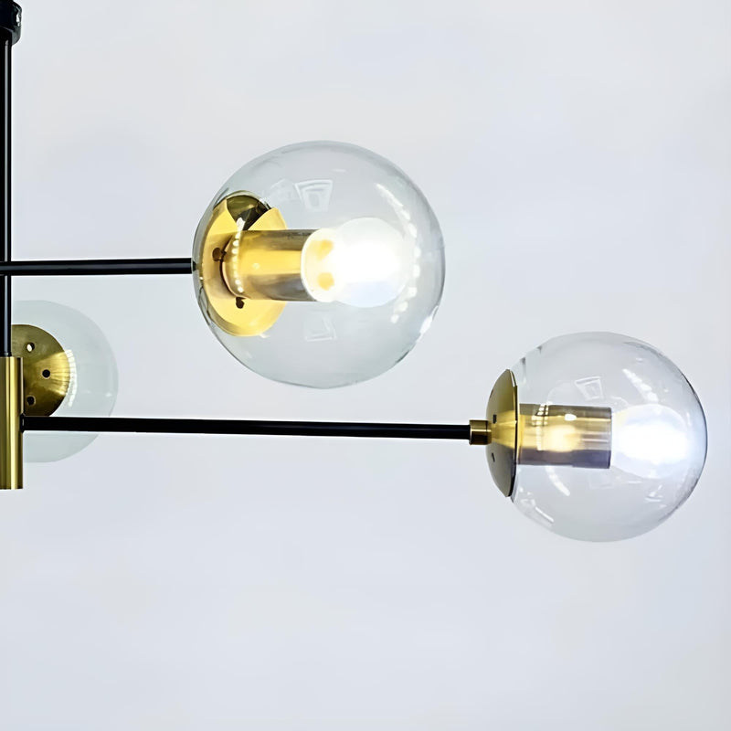 Люстра Lamia / Louis clear glass з регульованою висотою 4xE27 Gold 240931-100003651