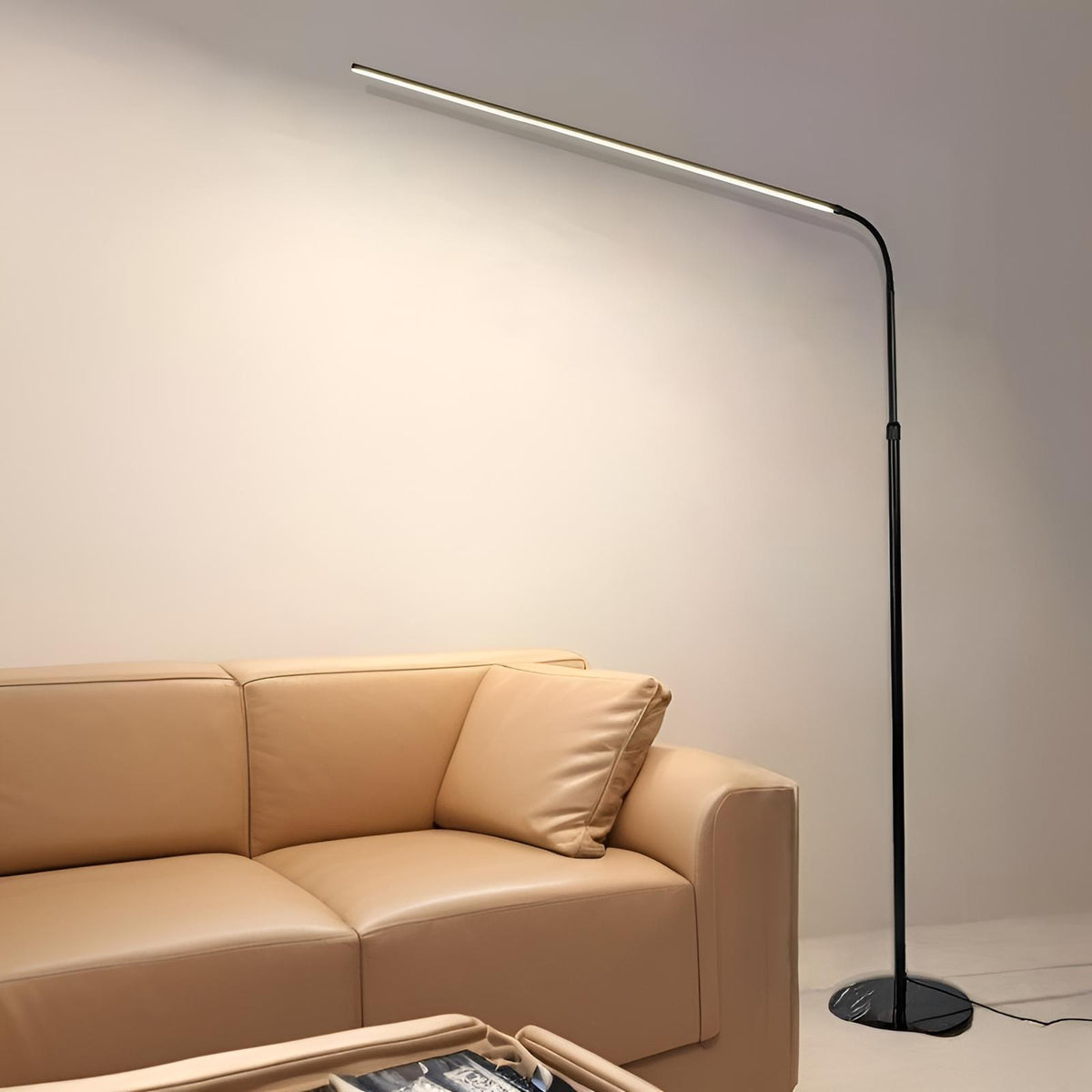 Торшер Slim line L-168 cm Led 20W Black 240822-100003623